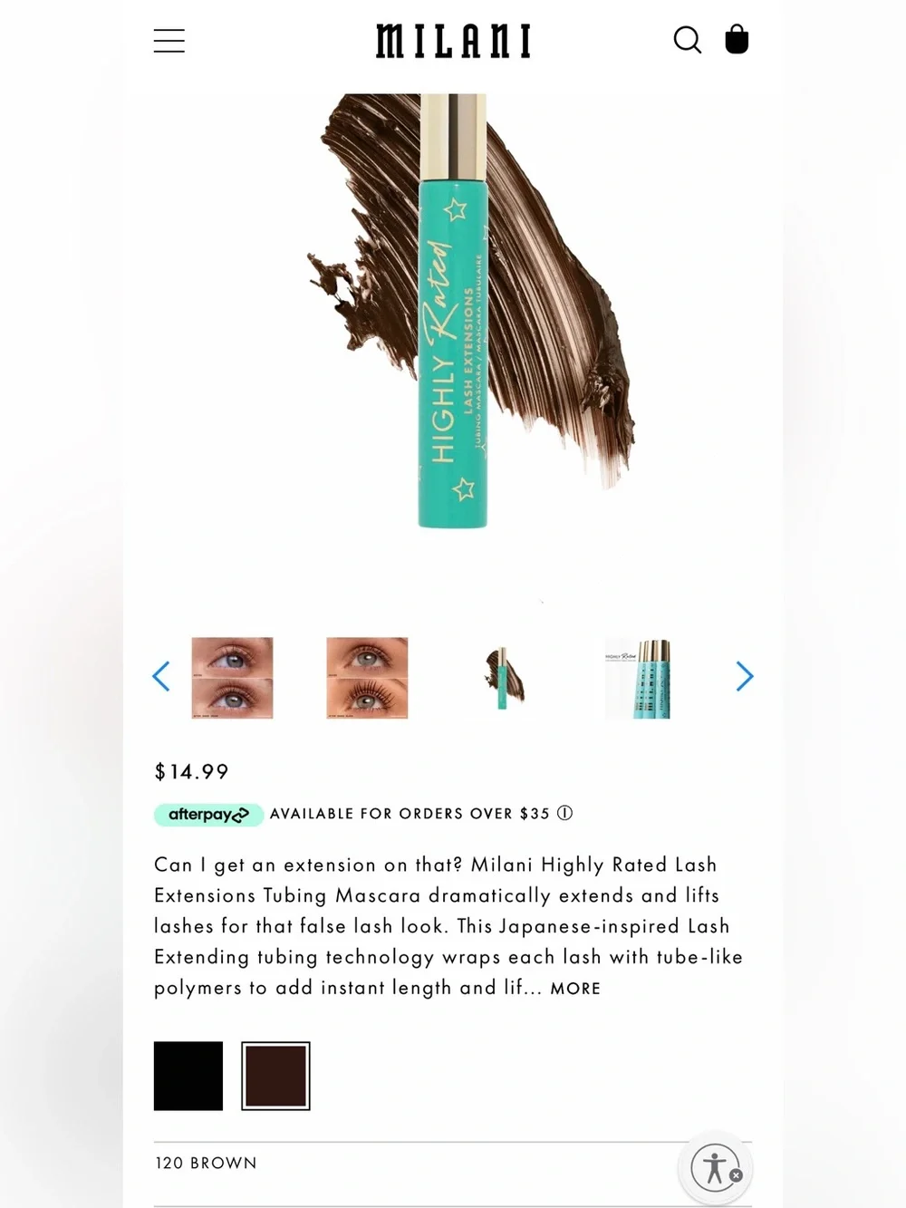 Milani Set of 2 Mascaras 5/$25